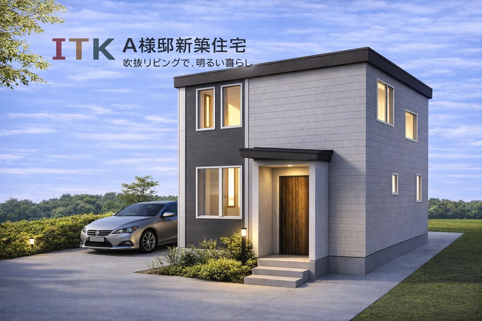 札幌市南区新築住宅 外観イメージ